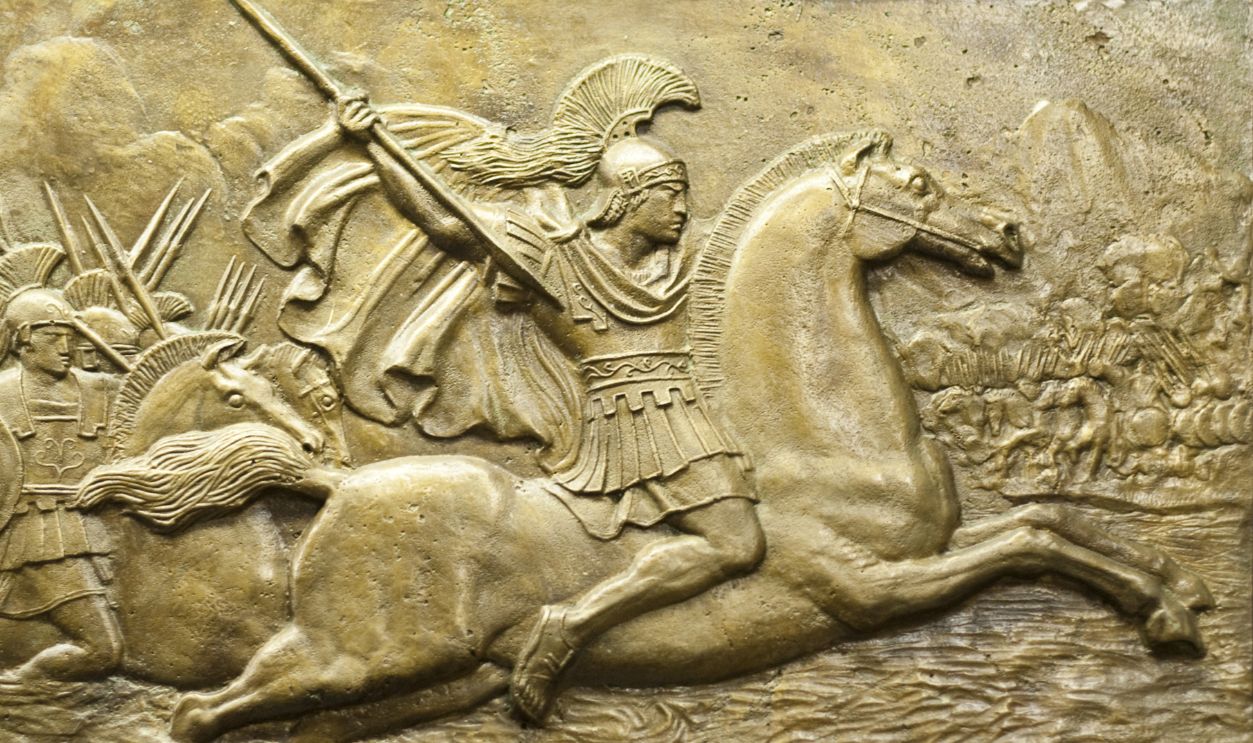 Alexander The Great And His Army In Battle