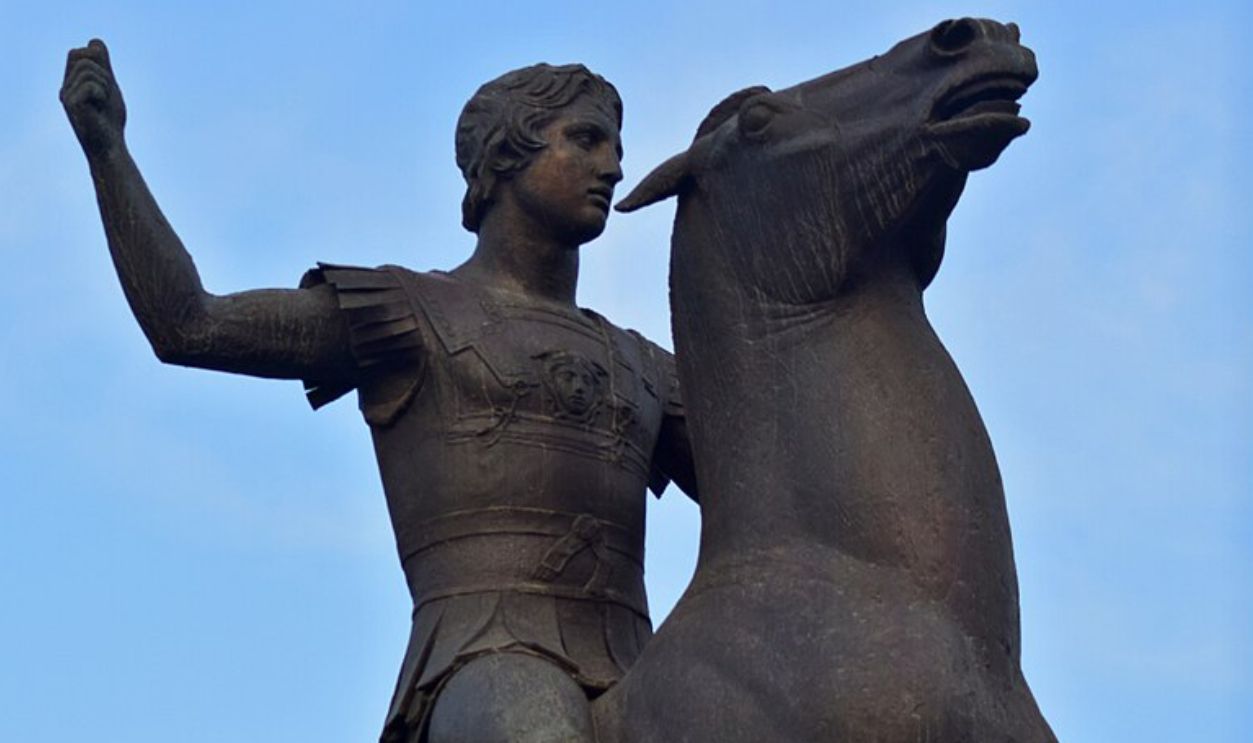 Statue of Alexander The Great at Leoforos Vasillis Olgas