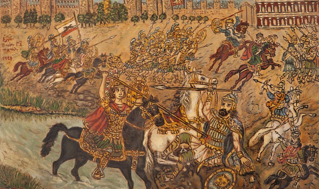  Alexander the Great killing Mithridates