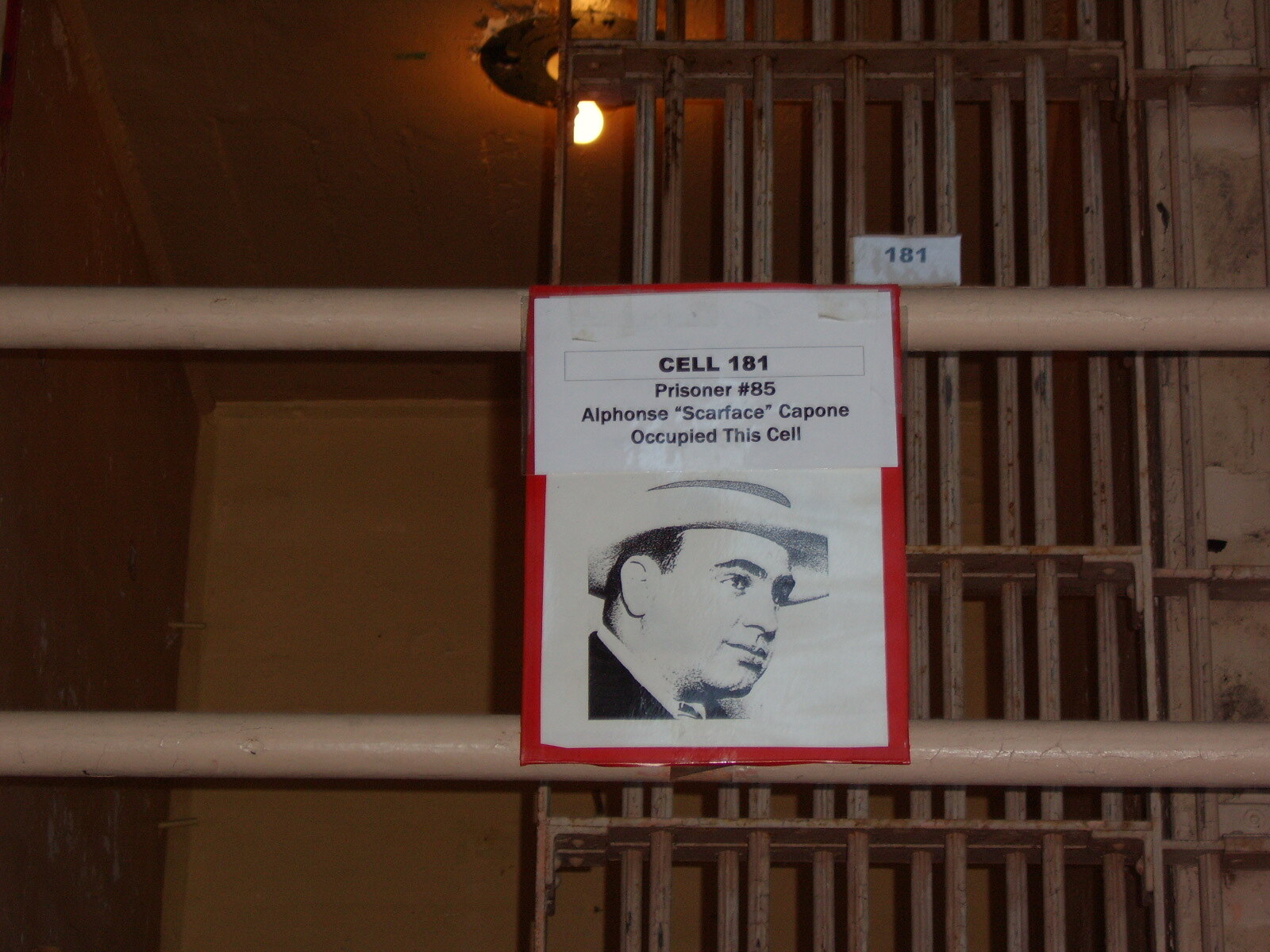 Al Capone's Alleged Cell While In Alcatraz