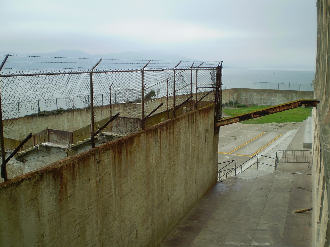 Inner barnyard on Alcatraz Island - 2008