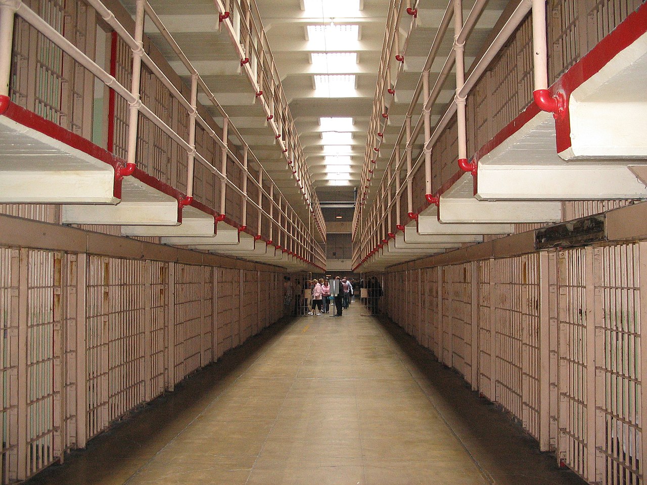 "Broadway" - The Main Corridor of the Cellhouse on Alcatraz - 2006