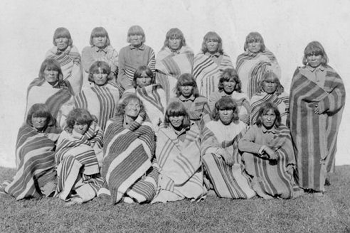 Hopi Prisoners At Alcatraz - 1895