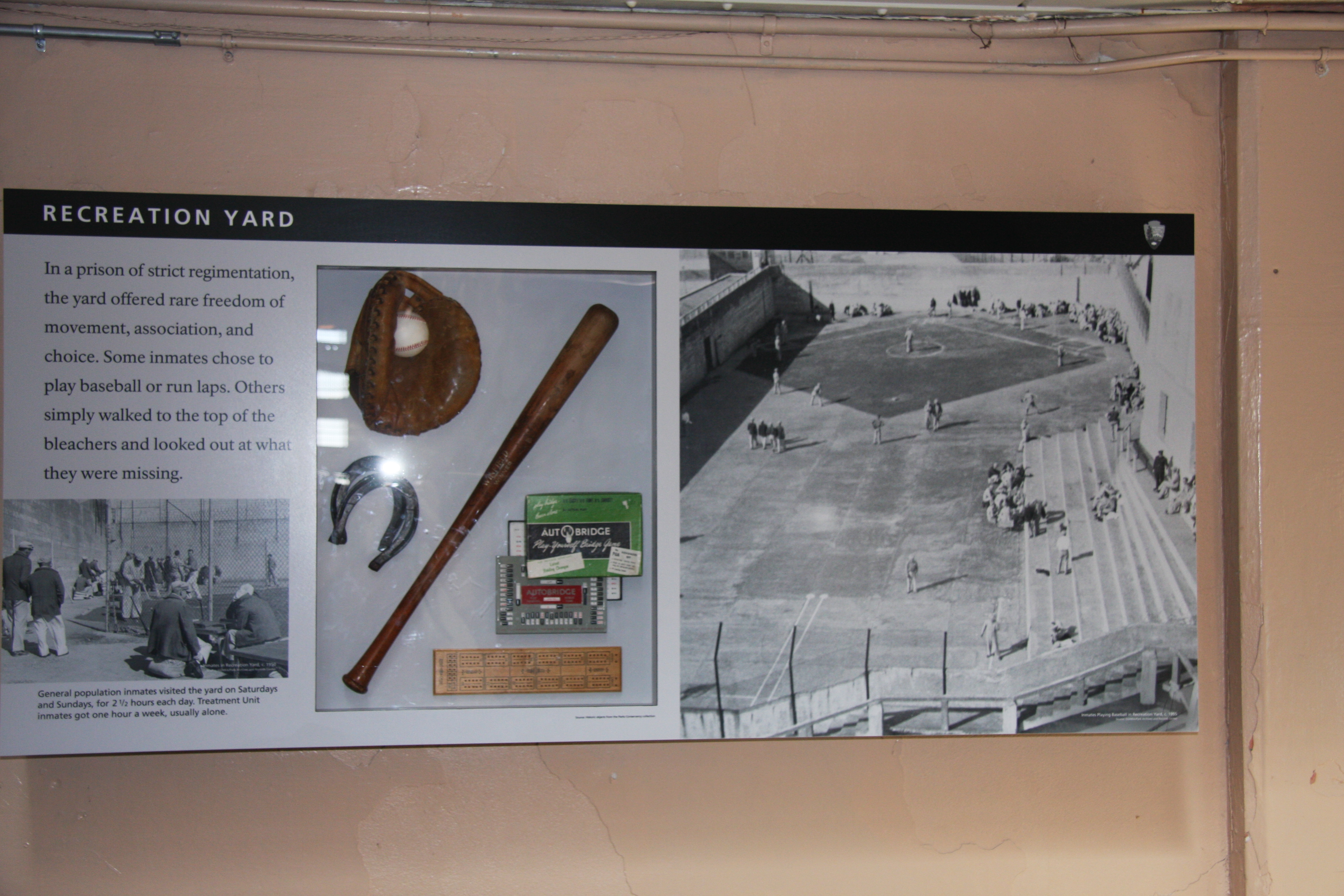 Alcatraz recreation yard.