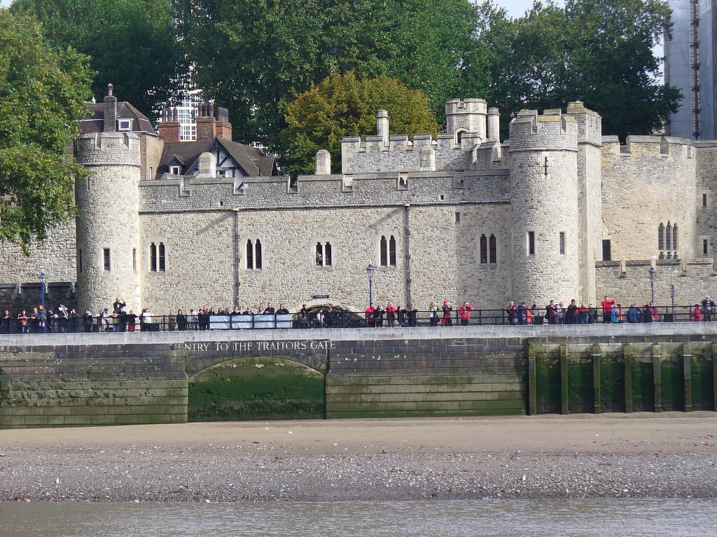 Entry to the Traitor's Gate at The Tower of London