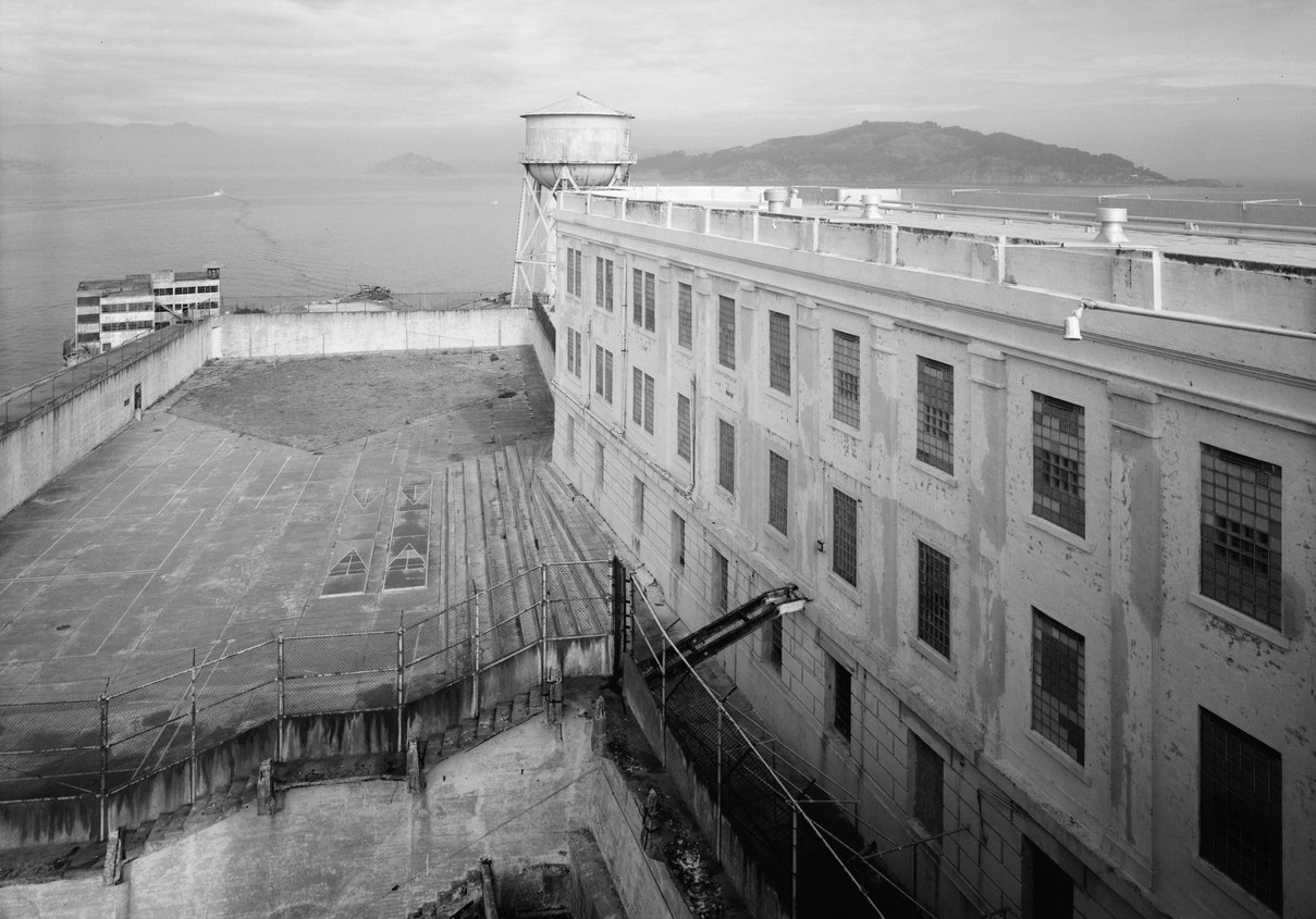 General View Of Recreation Yard, From Southwest - Alcatraz