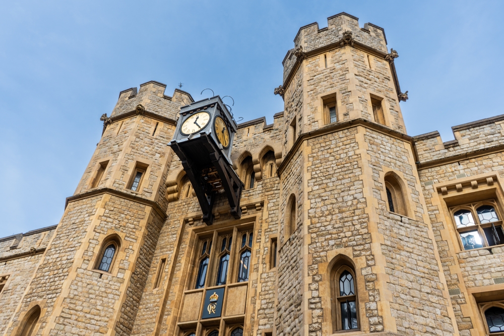 Tower of London, Crown Jewels, Jewel house entrance clock