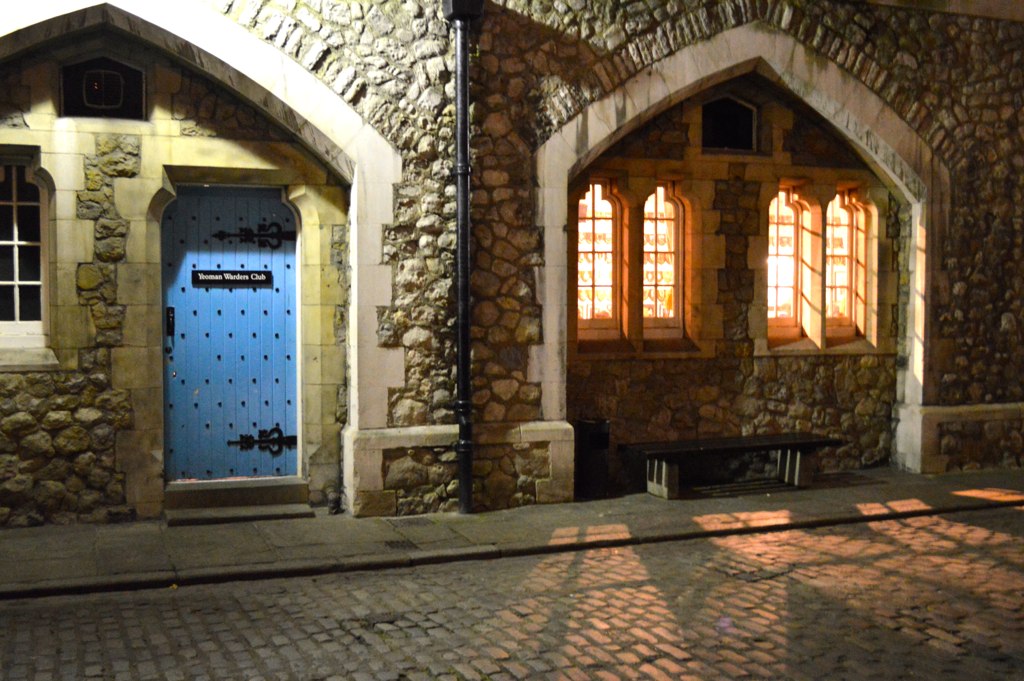 Front of the exlusive Yeoman Warders Club, also known as 