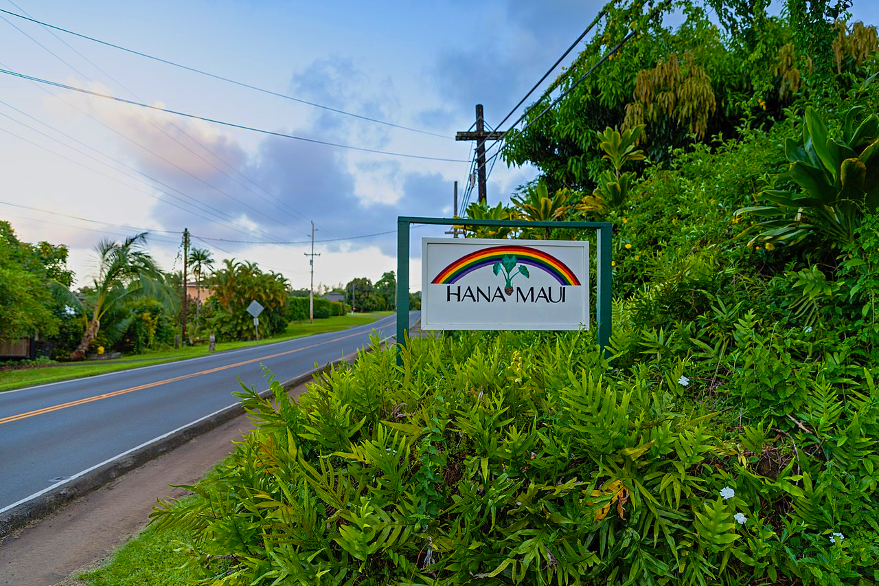 Finally Hana Maui Sign