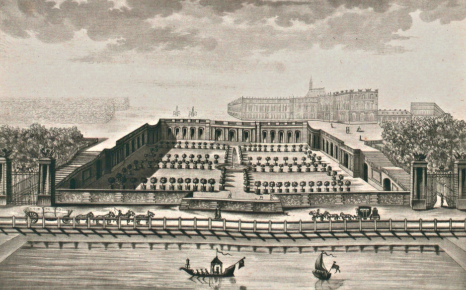 View of the Orangery of Versailles