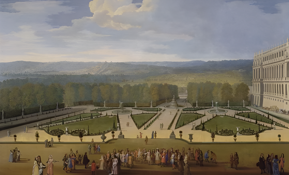 A garden in the Versailles