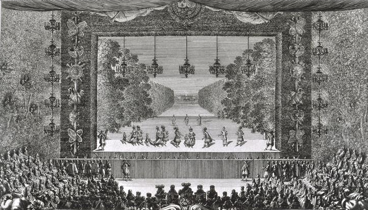 Theater in the gardens of Versailles