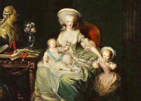 Marie Antoinette with her children