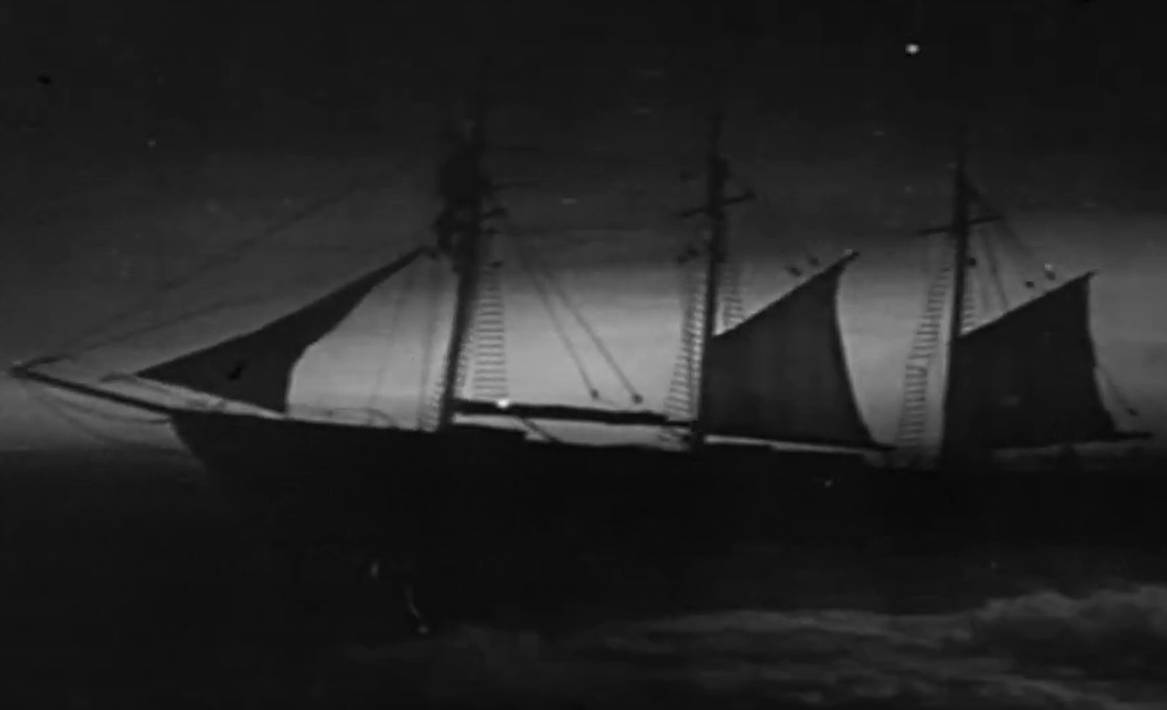 Screenshot from the movie The Mystery of the Mary Celeste (1935)