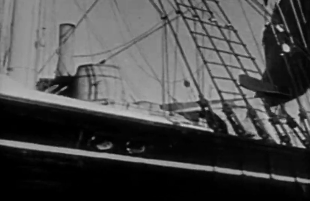 Screenshot from the movie The Mystery of the Mary Celeste (1935)