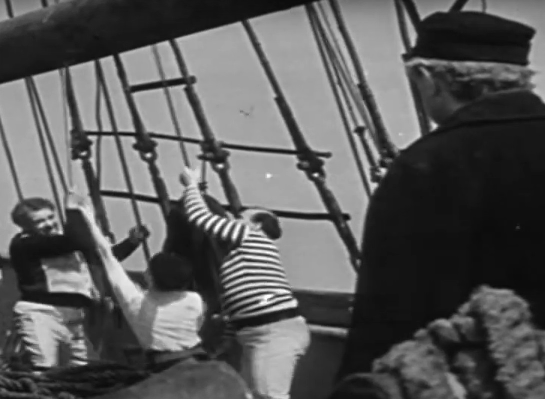 Screenshot from the movie The Mystery of the Mary Celeste (1935)