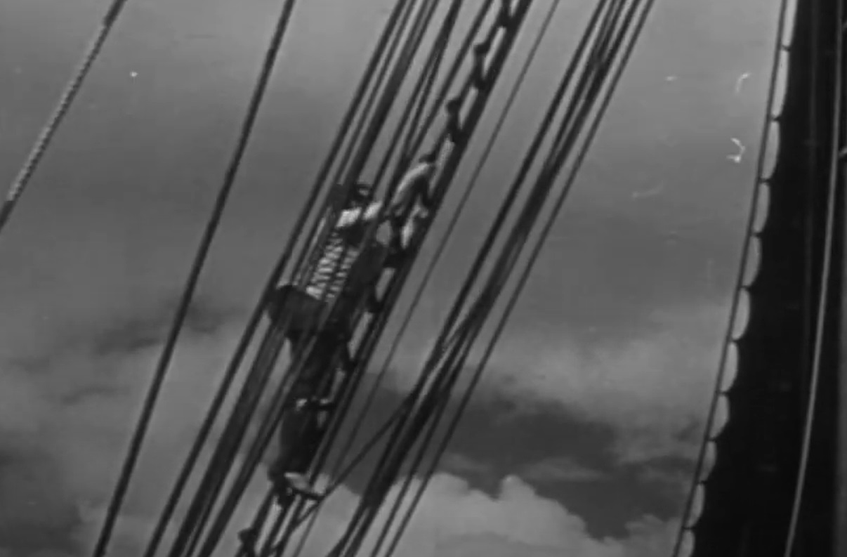 Screenshot from the movie The Mystery of the Mary Celeste (1935)