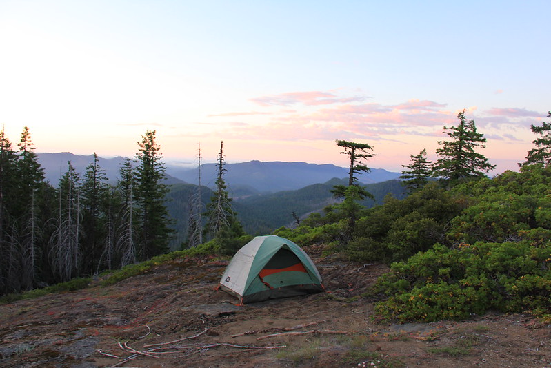 A tent in the mountain