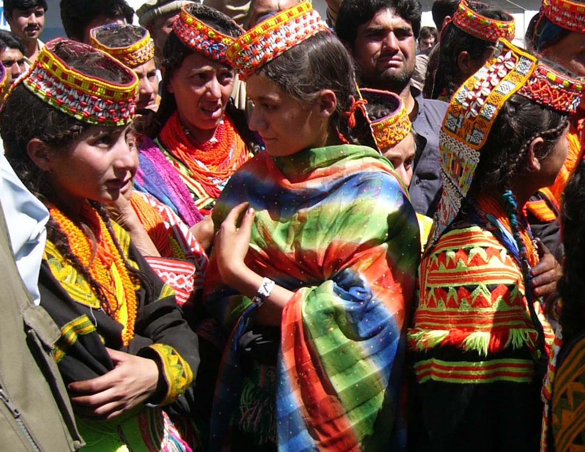Kalash & Muslim community male female protested against kidnapping - 2009
