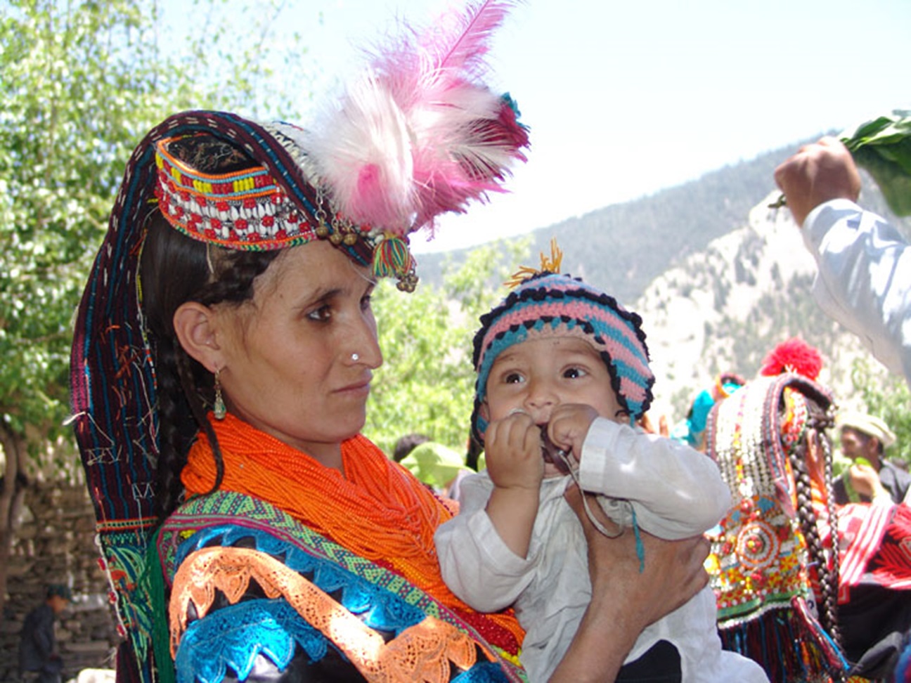 Kalash mother and Baby.