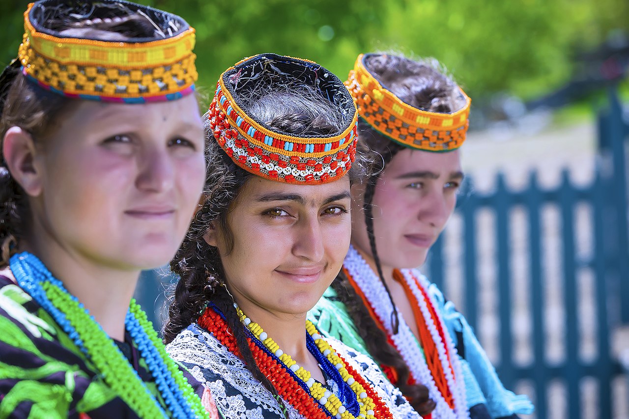 Kalash Girls outside - 2016