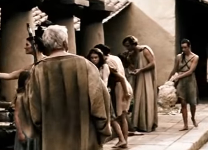 Screenshot from the movie 300 (2006)
