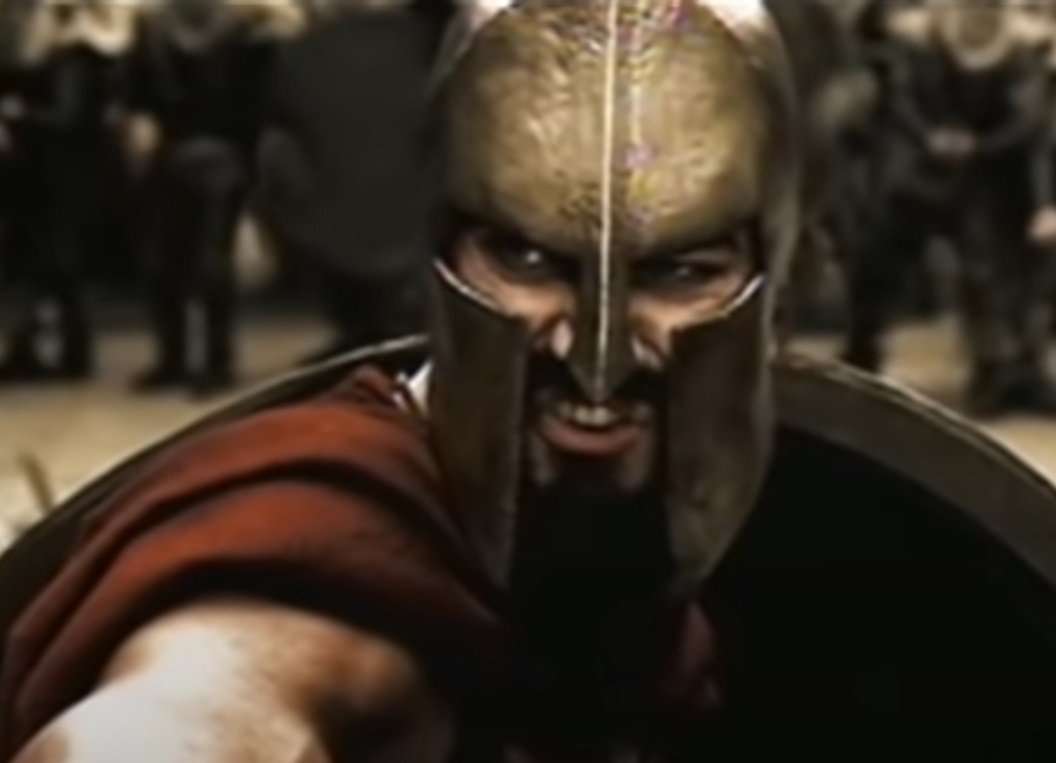 Screenshot from the movie 300 (2006)