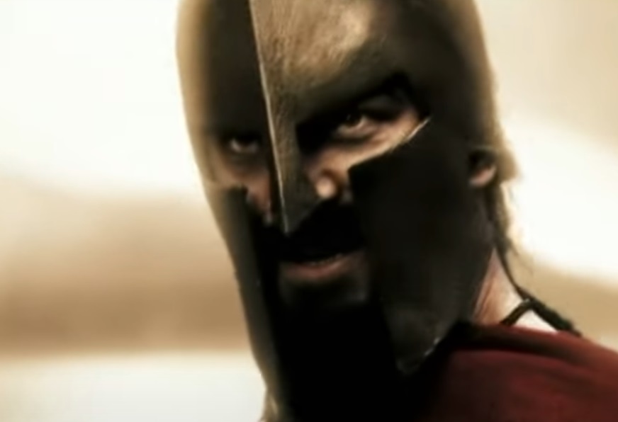 Screenshot from the movie 300 (2006)