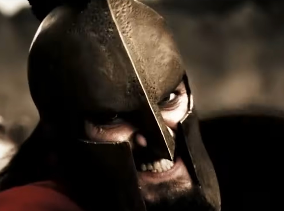 Screenshot from the movie 300 (2006)