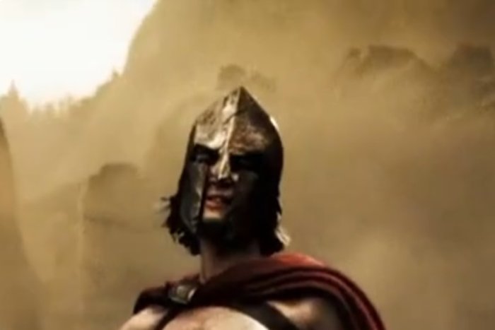 Screenshot from the movie 300 (2006)