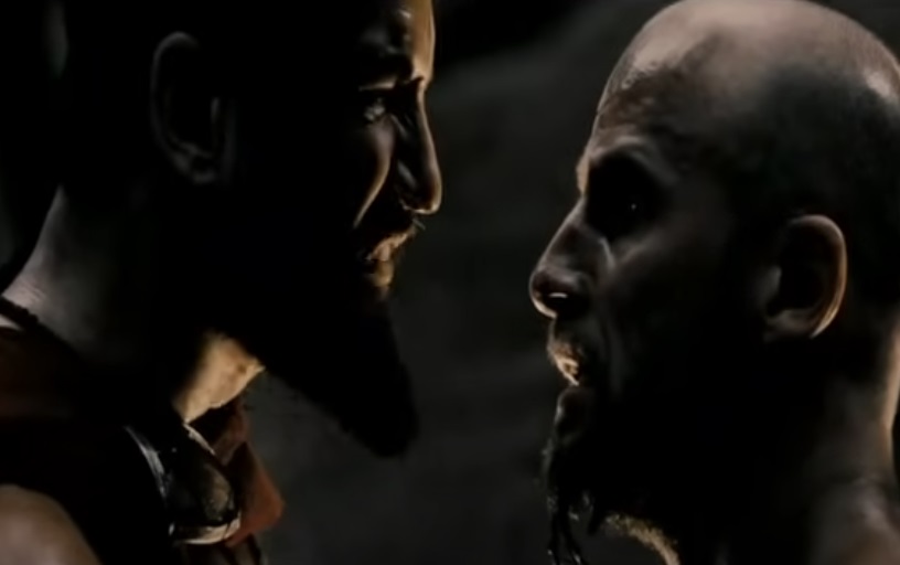 Screenshot from the movie 300 (2006)