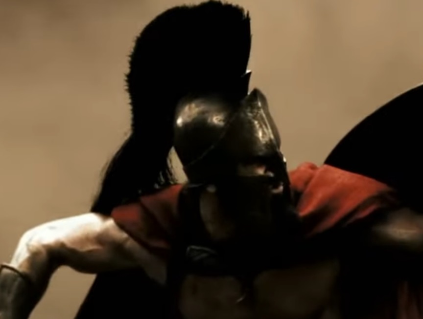 Screenshot from the movie 300 (2006)