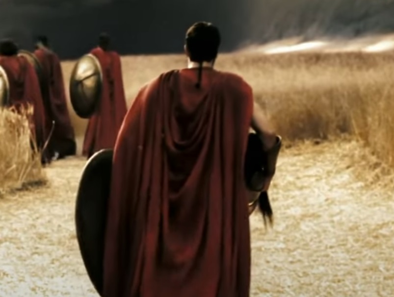 Screenshot from the movie 300 (2006)