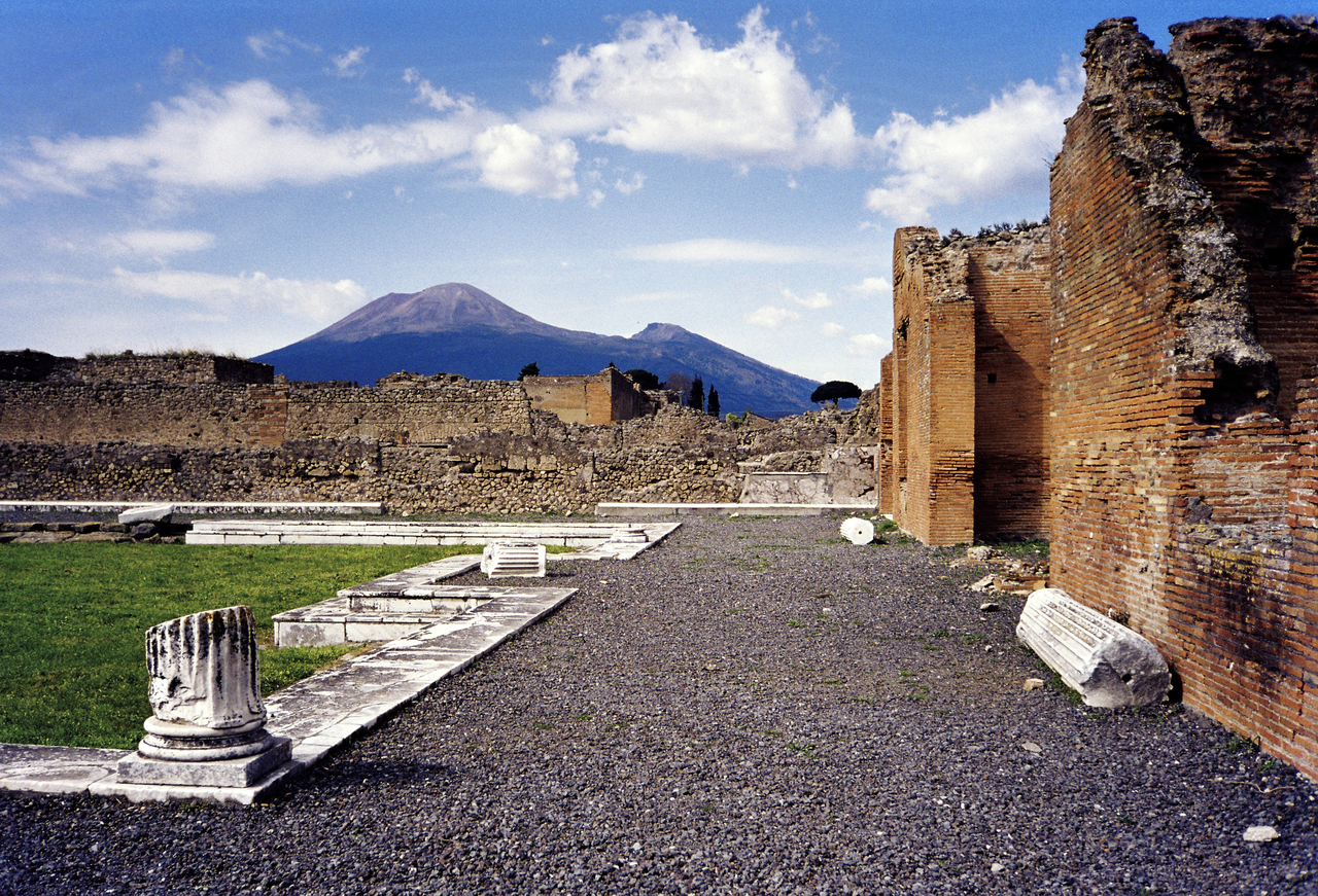Vesuvius from Pompeii