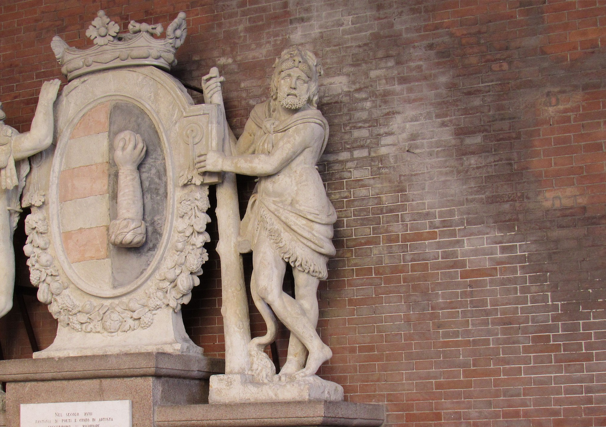 The Loggia dei Militi Statue, Italy