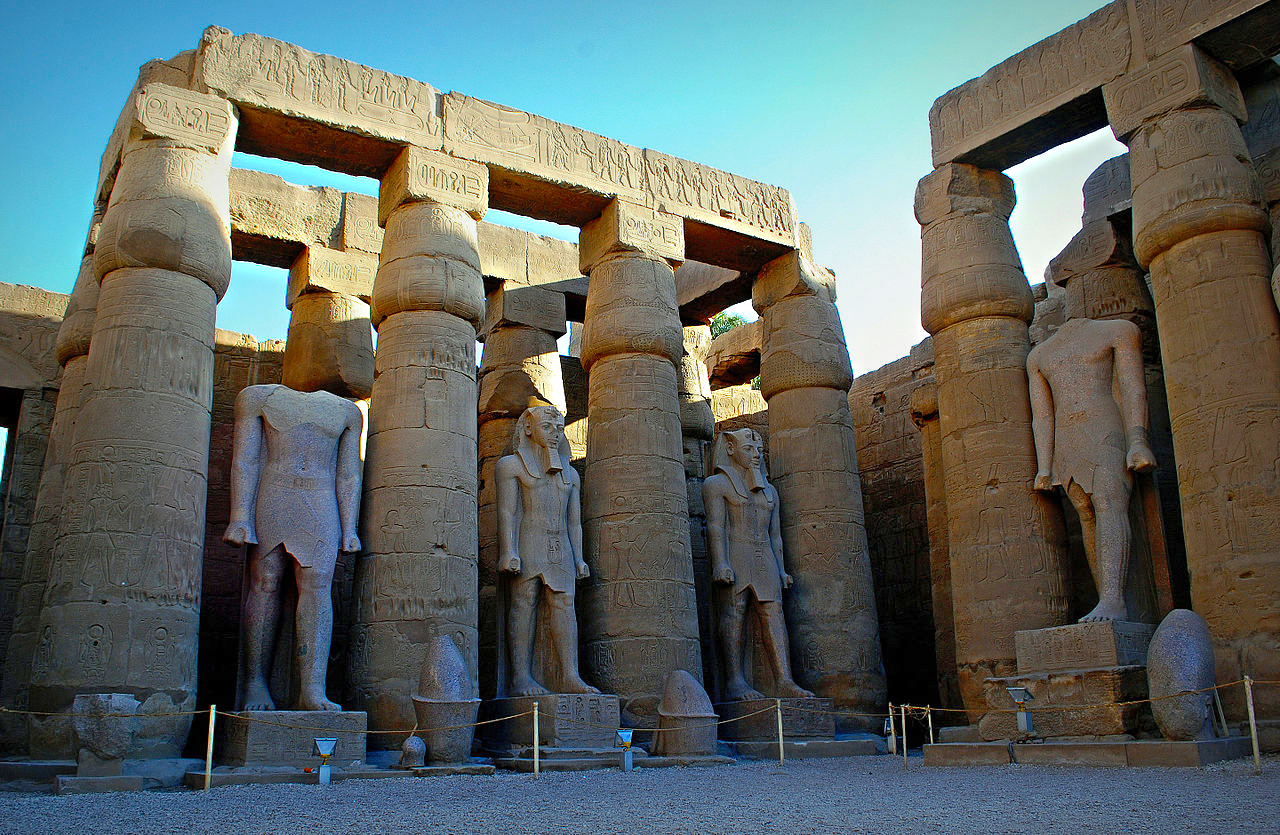 Inside Luxor Temple