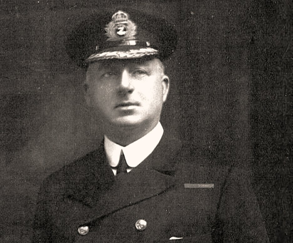 HMHS Britannic's captain, Charles Alfred Bartlett in uniform