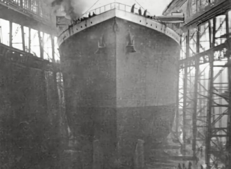 British hospital ship HMHS Britannic Launch