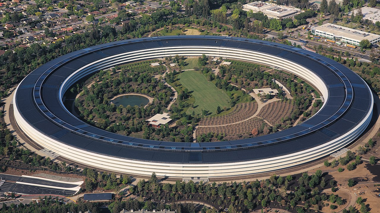 Aerial View Of Apple Park