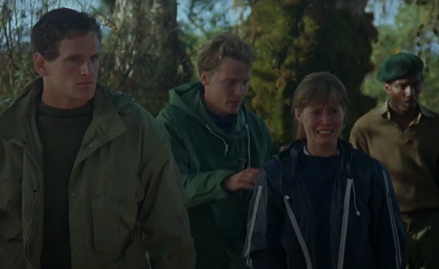 A screenshot of the movie Gorillas in the Mist