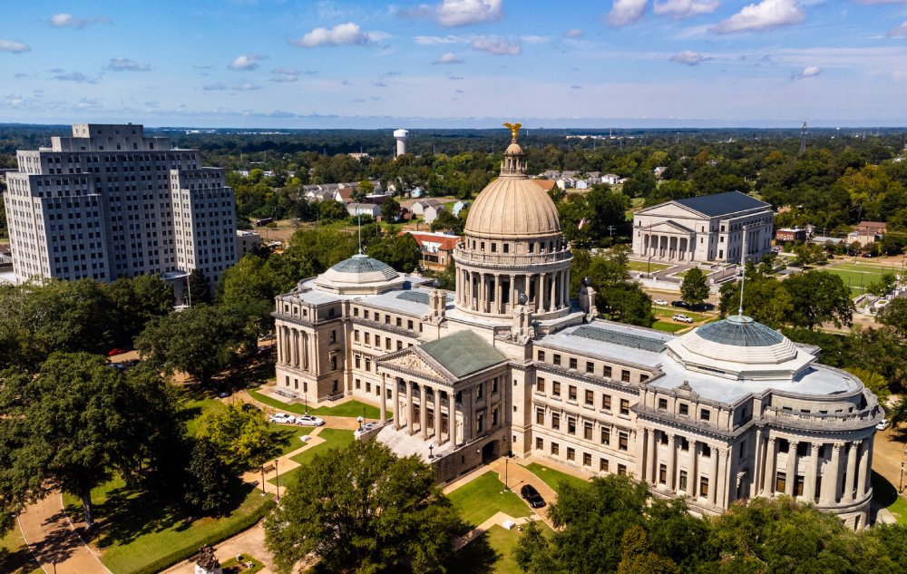 Mississippi State Capitol Building in Jackson, Mississippi