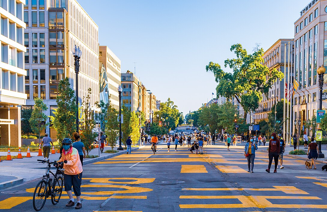 Black Lives Matter Plaza, Washington, DC USA