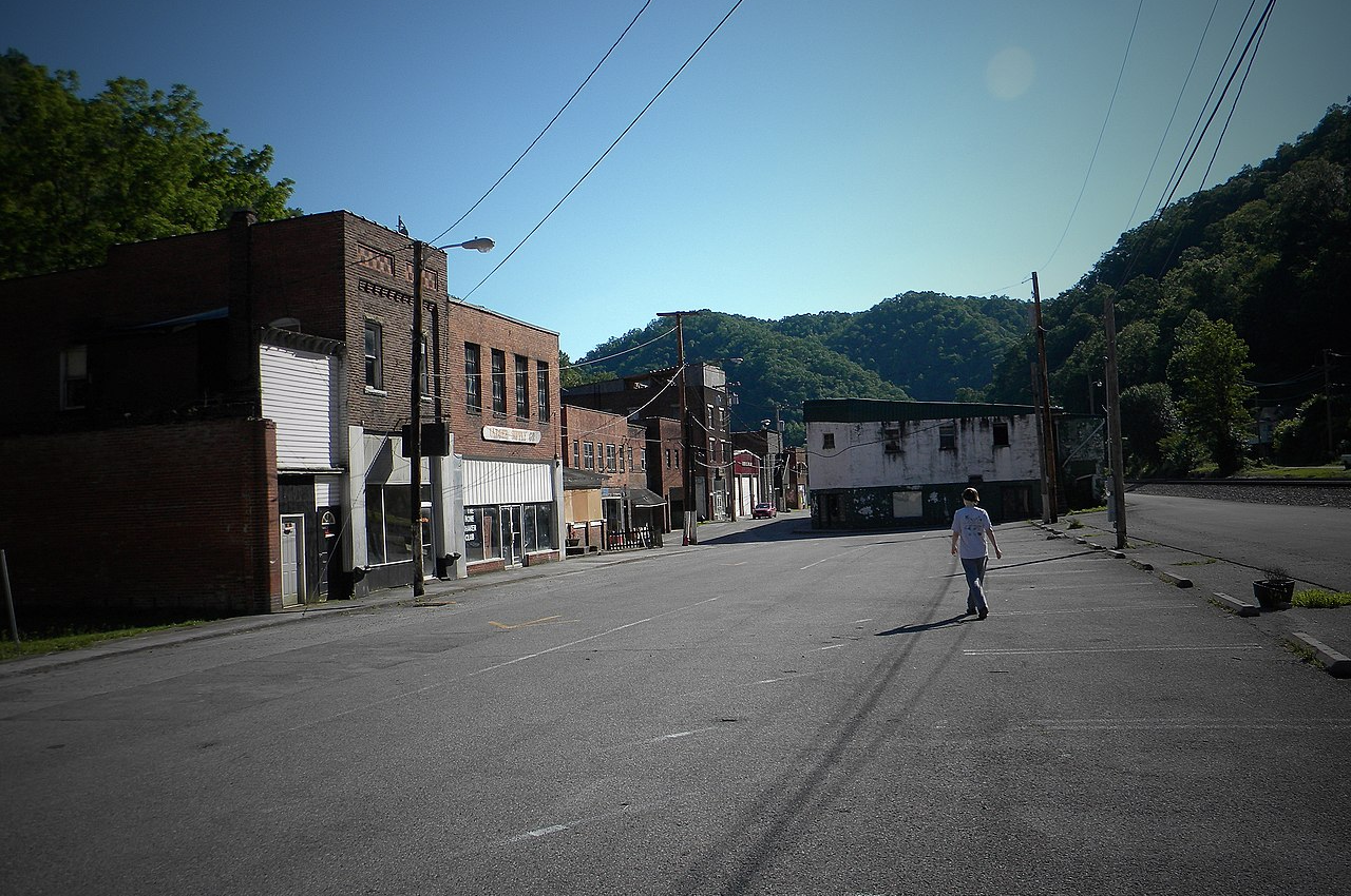 Iaeger West Virginia Street Scene during the day