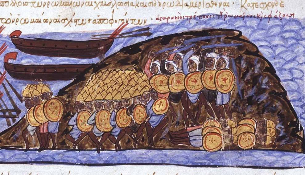 The Byzantine Army ships