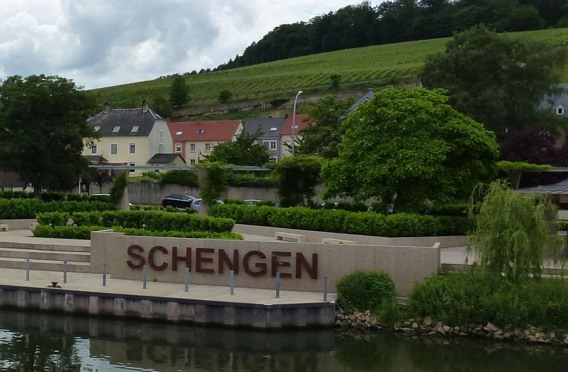 Landscape Photo of the Schengen, a village in Luxembourg