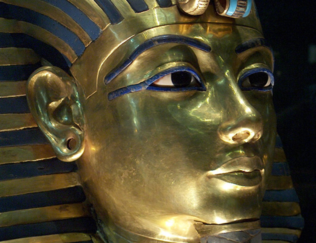 Mask of Tutankhamun from the Treasure of Tutankhamun collection at the Cairo Museum