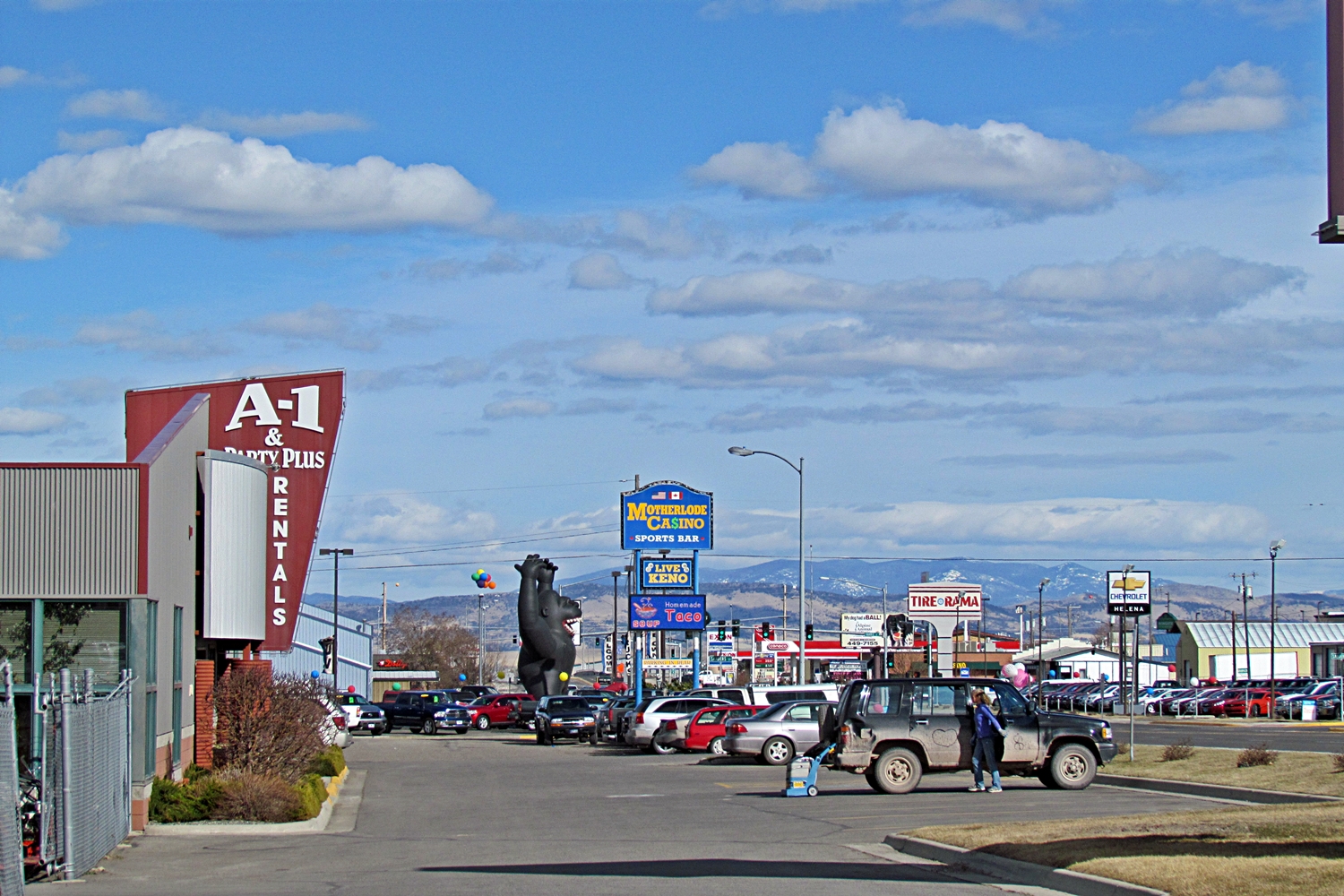 Helena, Montana looking East from Roberts Street