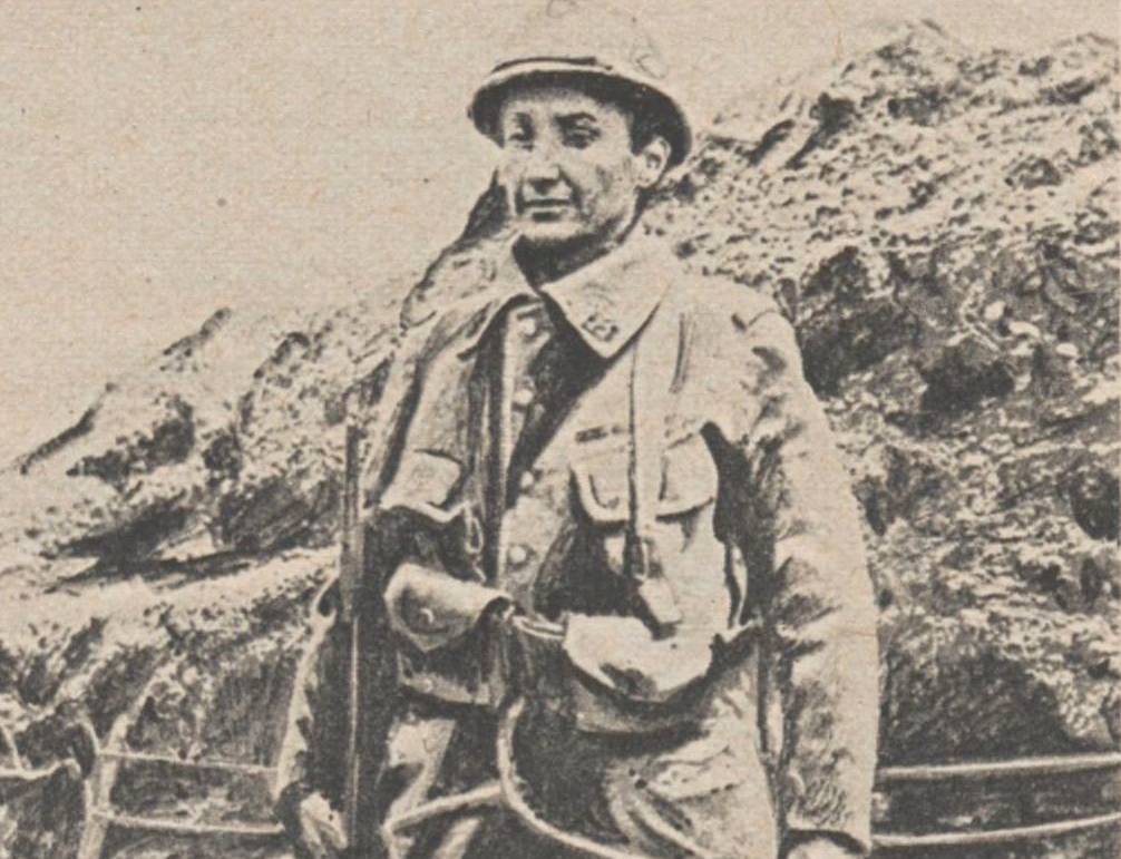 Marie Marvingt as a soldier in WW1