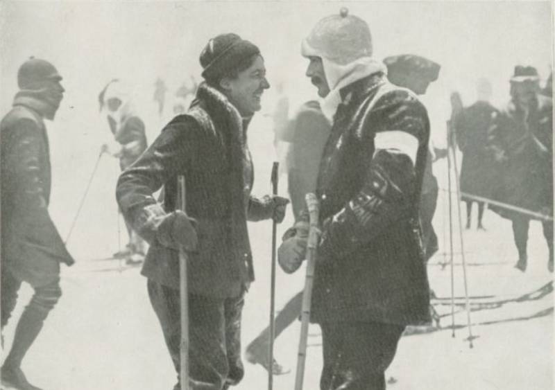 Marie Marvingt and Paul Echeman met up to go skiing