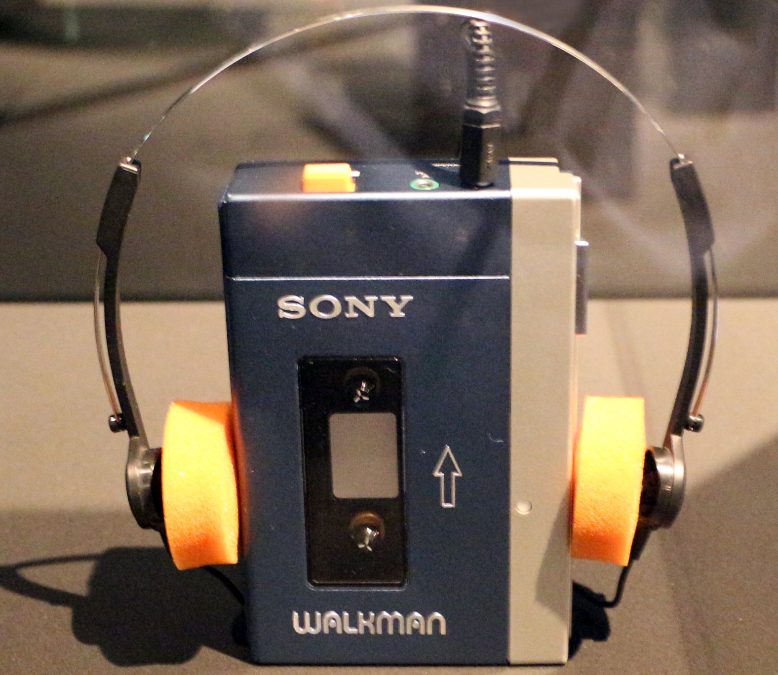 This image showcases a vintage Sony Walkman TPS-L2